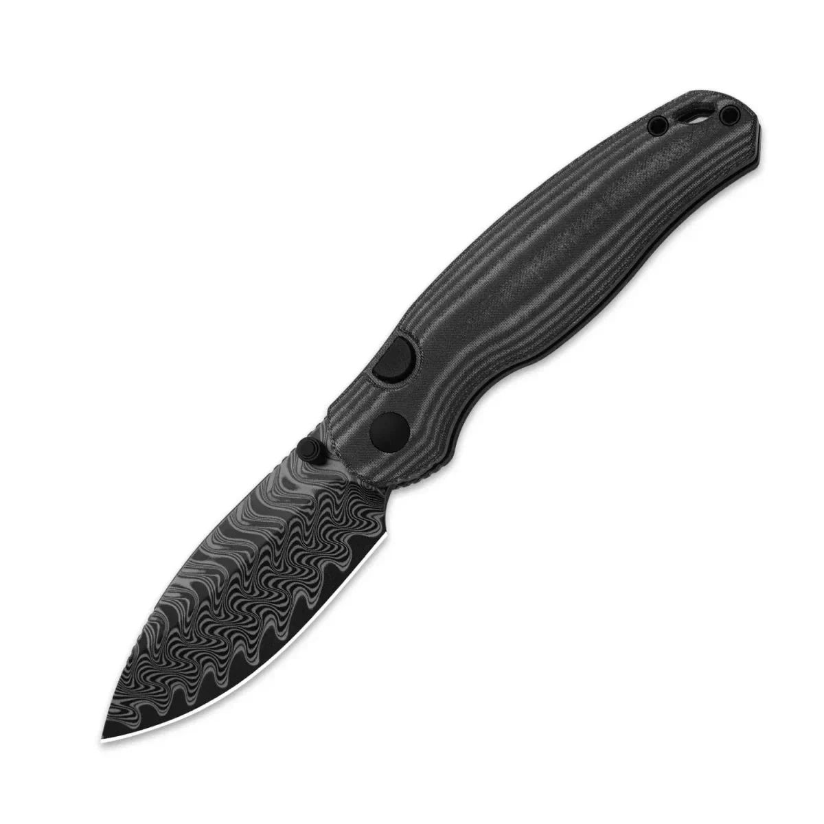 Kizer Phoca BD Damascus Folding Knife – Norplex Micarta, Top Liner Lock V3781BDA3