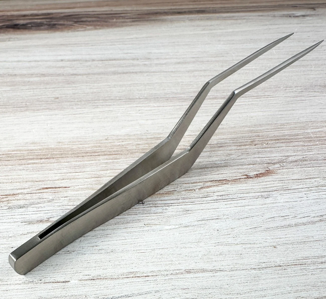 Kobayashi Japanese Offset Plating Tweezers 180mm