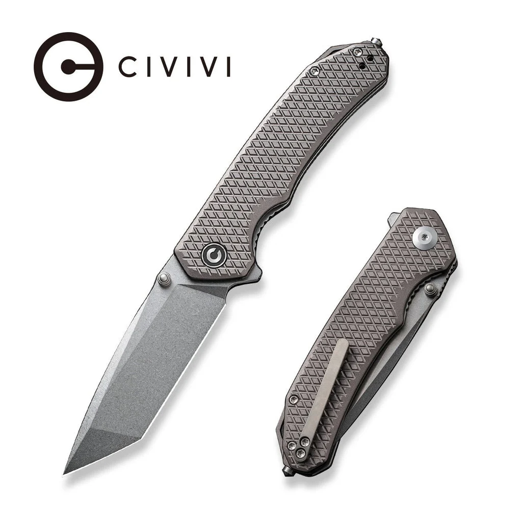 Kronos Knife Company LLC Exclusives SKU - CIVIVI Brazen Kronos Flipper & Thumb Stud Knife PSA-638-5