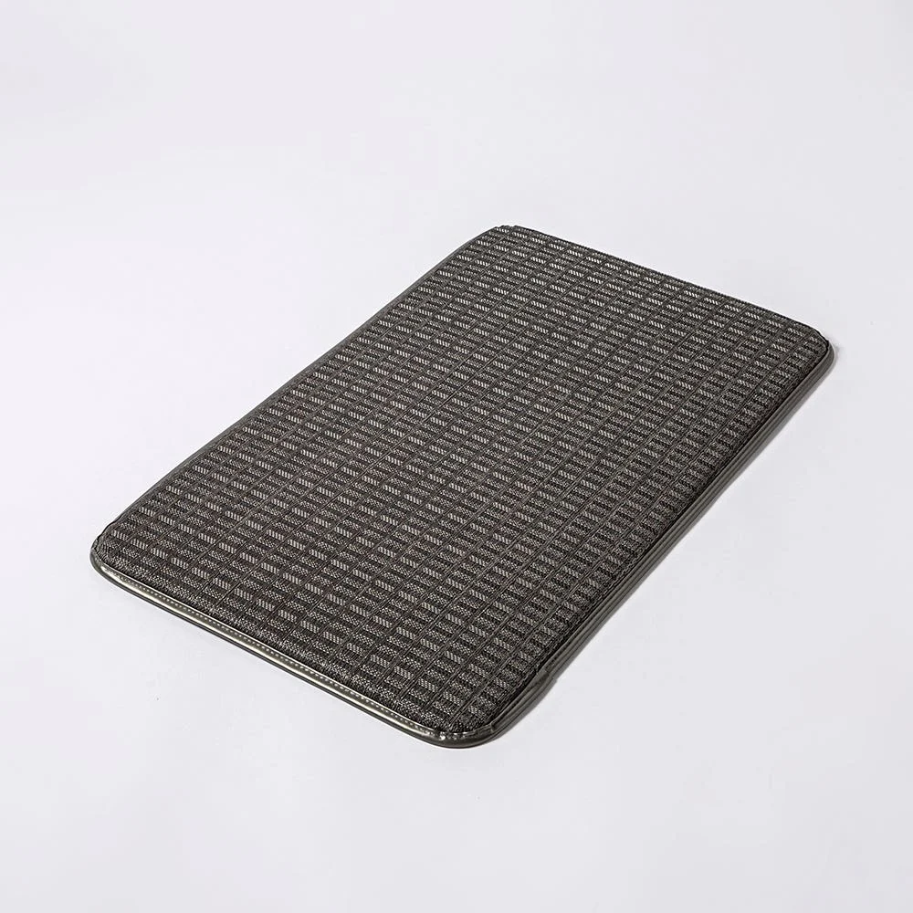 KSP Textaline Anti-Fatigue Memory Foam Mat (Grey)