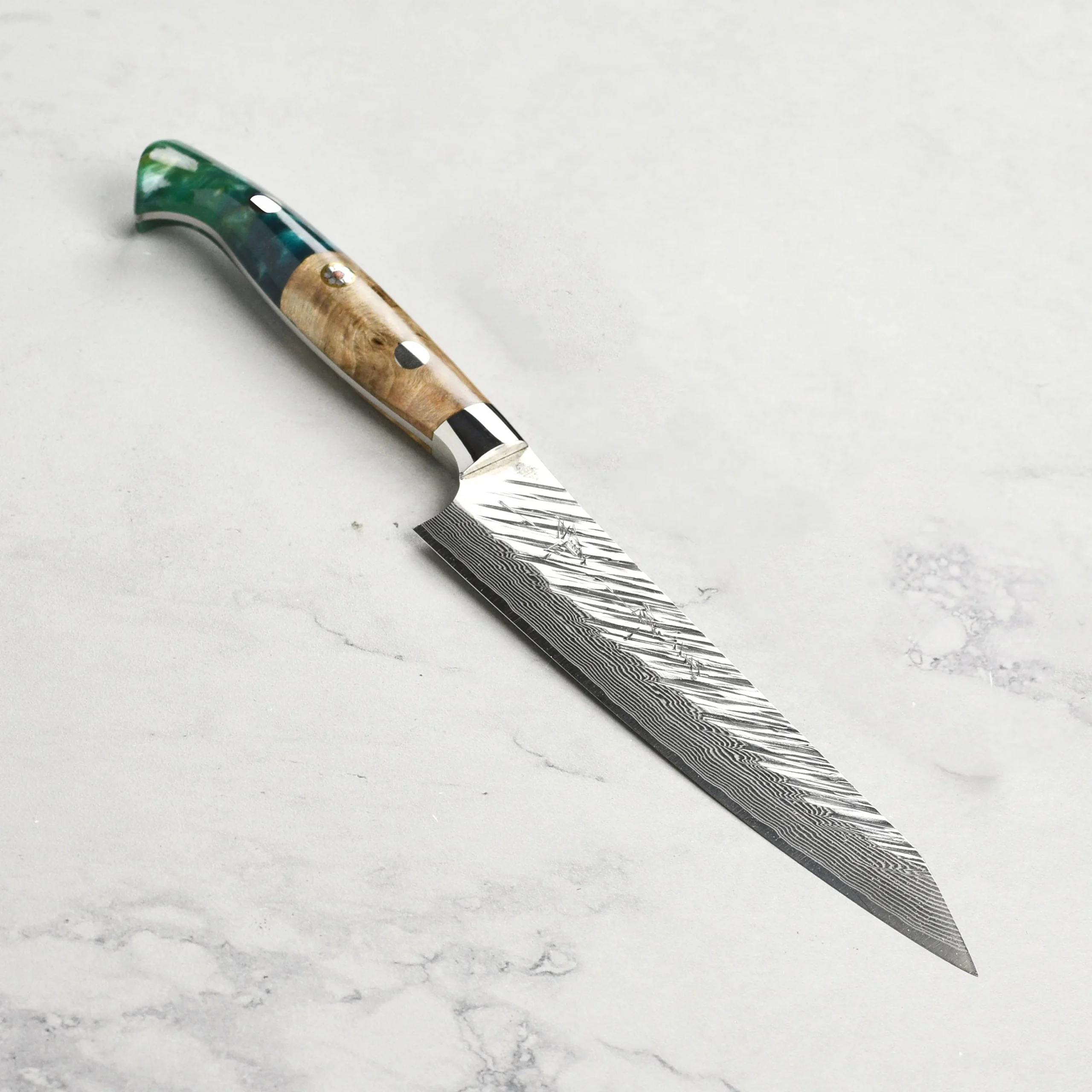 Kurosaki Fujin Forged SG2 Damascus 5.9" Petty with Saya