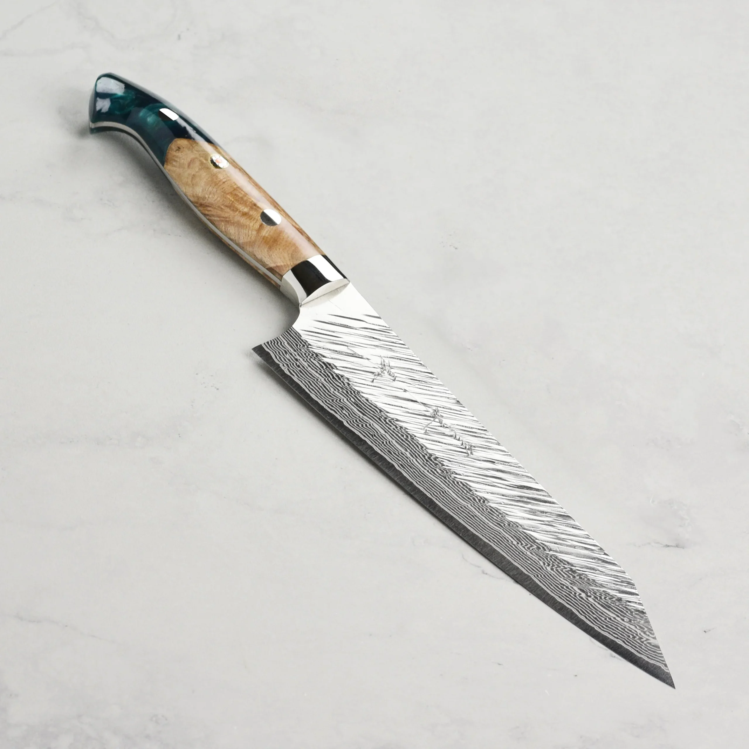 Kurosaki Fujin Forged SG2 Damascus 7" Gyuto with Saya