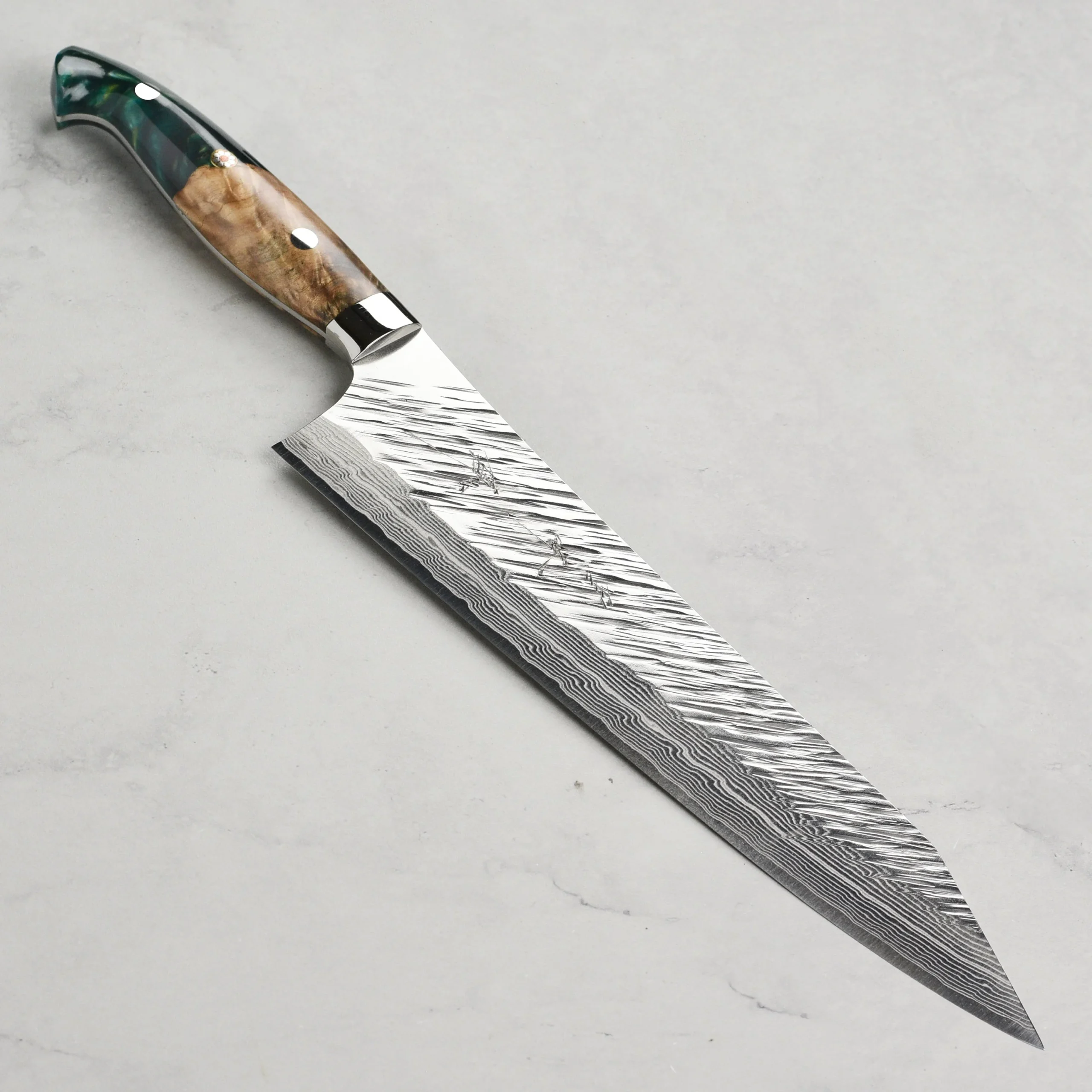 Kurosaki Fujin Forged SG2 Damascus 9.4" Gyuto with Saya