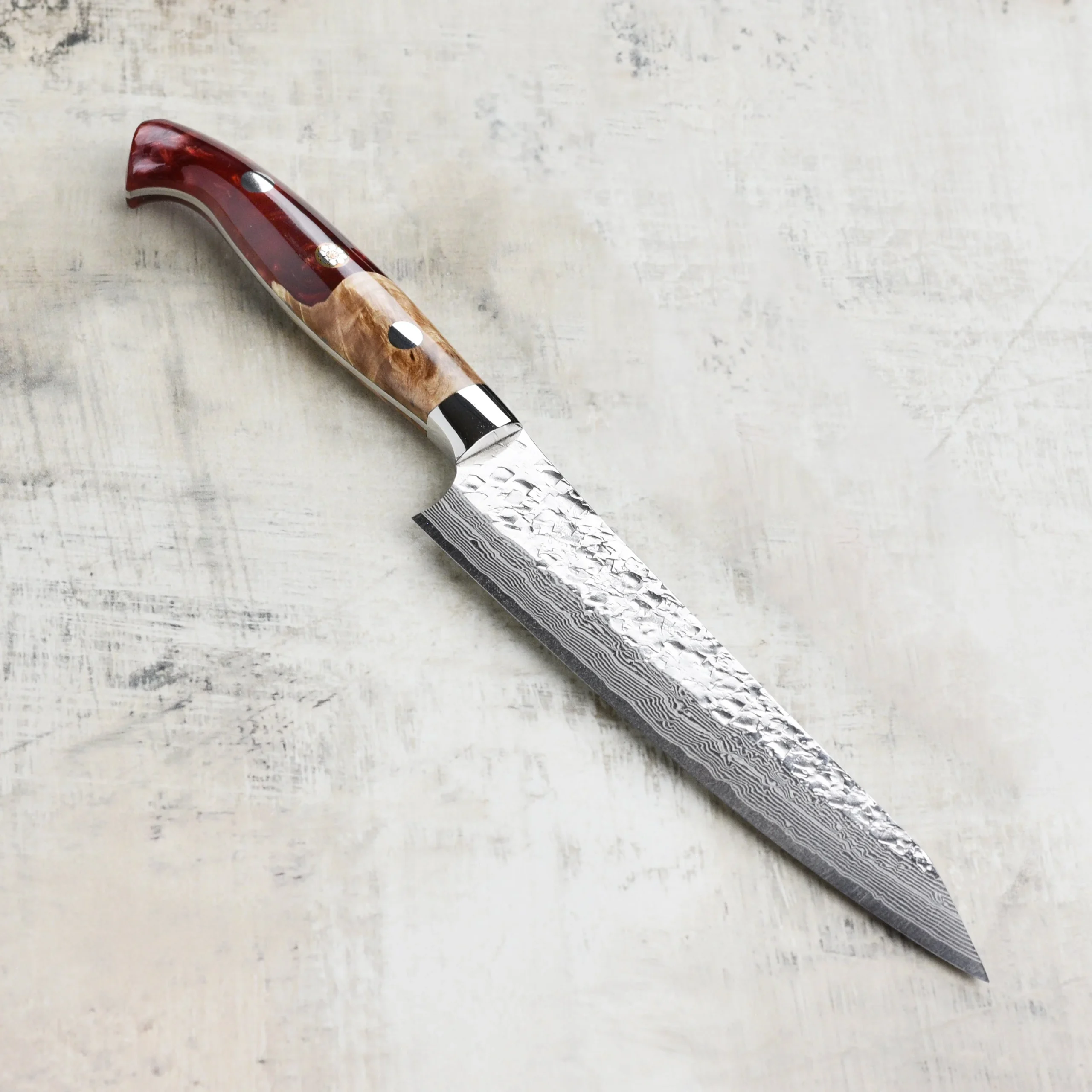 Kurosaki Shizuku Forged SG2 Damascus 5.9" Petty with Saya