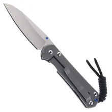 LEFT HANDED Chris Reeve Small Sebenza Folding Knife Gray Titanium Handle Insingo MagnacutBlade S31-1009