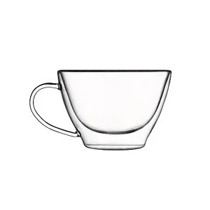 Luigi Bormioli Thermic Double Wall Cappuccino Glasses (Set of 2) | 13oz