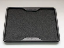 Maxace Knives Heavy Duty Aluminum Dump Tray with Rubber lining 11" x 7.75"
