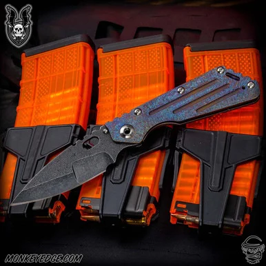 Mick Strider Custom: SMF Spearpoint Nightmare Trisula Grind - Black Magma