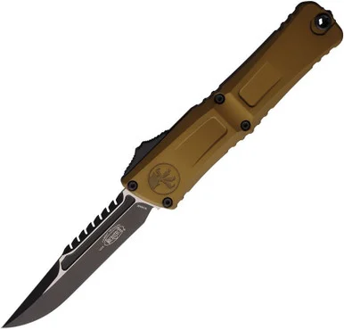 Microtech Combat Troodon Intercepto Gen III - Tan Alum (4.0" Bohler M390MK) MCT12171TAS