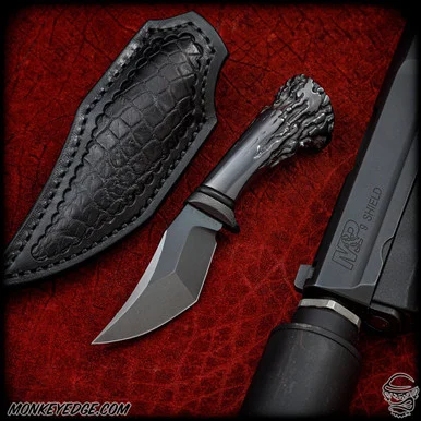 MITKY Custom Knives: Custom Fixed Blade - DLC/Titanium