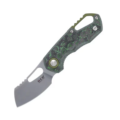 MKM Isonzo Folding Knife Jungle Flow Fat Carbon Cleaver SMKW Exclusive MKFX032CJ