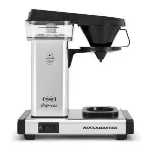 Moccamaster Cup-One Single Cup Coffee Maker | Polished SIlver