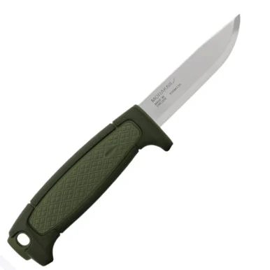 Mora Kniv Risberg (S) Fixed Blade Knife 3.5" 12C27 Stainless Scandi Grind Deep Forests 14548