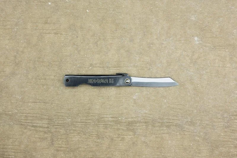 Nagao Kanekoma Black Higo No Kami Knife