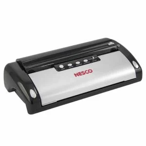NESCO VS-02 Food Vacuum Sealer + Storage Bags | Black