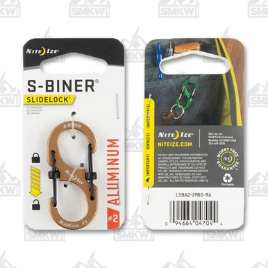 Nite Ize S-Biner Sidelock Coyote NI47051