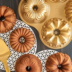 Nordic Ware Premier Gold Bundt Quartet Pan