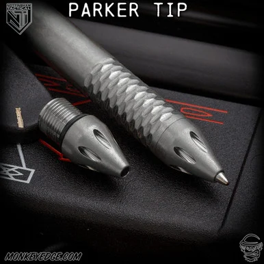Nottingham Tactical: Machined Tip for Parker Pens - Tumbled Gatling