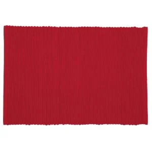 Now Designs Spectrum Solids Placemat | Chili Red