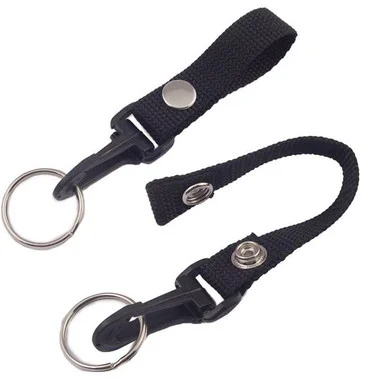 Nylon Belt Strap Key Holder with Snap