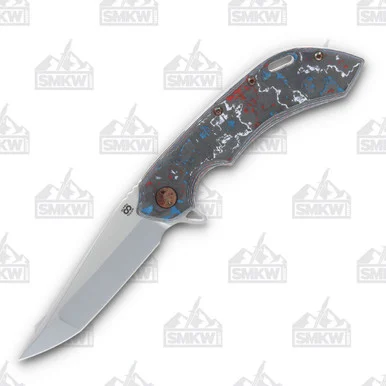 Olamic Wayfarer 247 Folding Knife T-036Q Companto Nebula Fat Carbon (Entropic Antique) T036Q