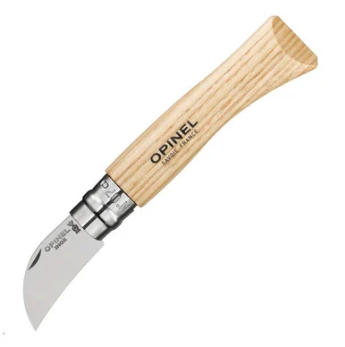 Opinel No 07 Chestnut and Garlic Knife - Wood (2.1" SS) OP002360