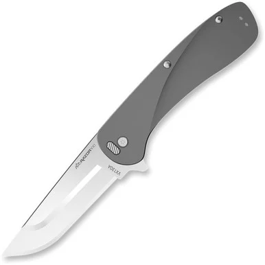 Outdoor Edge Razor VX1 Replaceable - Gray Aluminum (3" 420J2) OEVX130A
