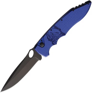 Piranha Mini Predator - Blue Alum (3.5" Blue S30V) PKCP11BT