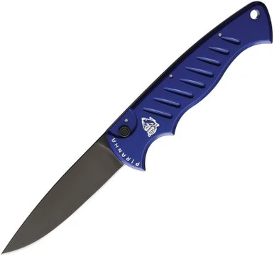 Piranha Pocket - Blue Aluminum (3.2" Black 154CM) PKCP1BT
