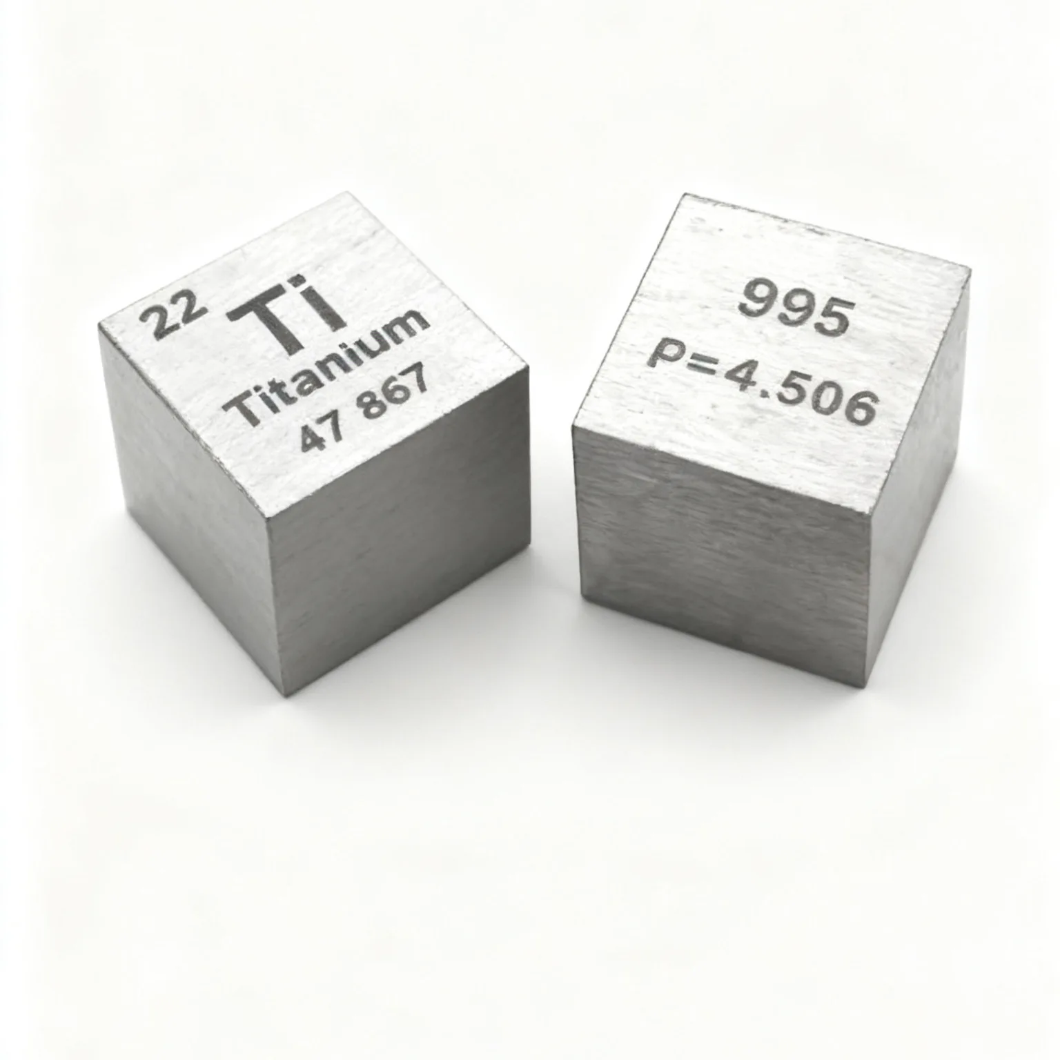 Pure Titanium Cube