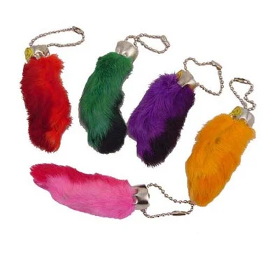 Rabbit Foot Keychain