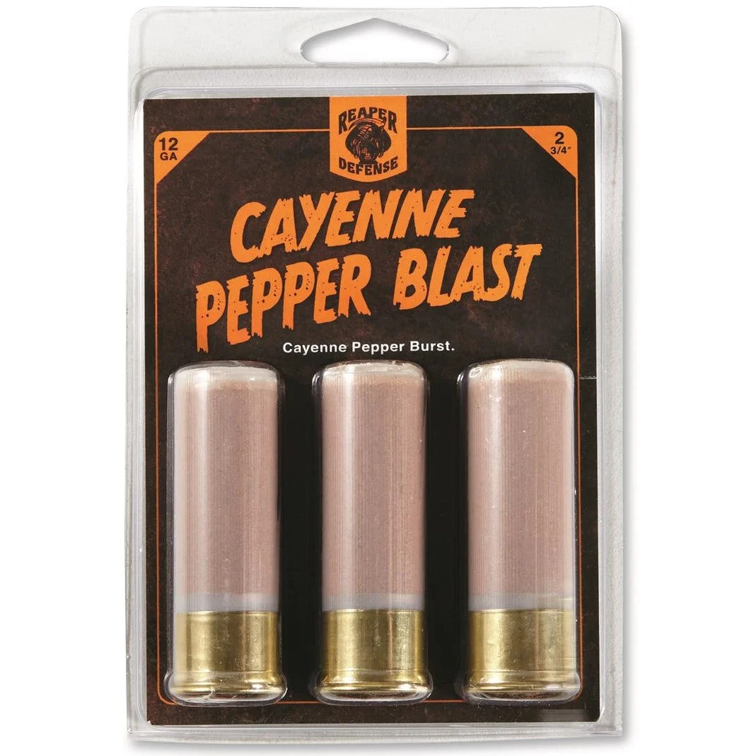 Reaper Defense Group Cayenne Pepper Blast 12 Gauge Ammo