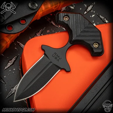 RMJ Tactical Fixed Blade: BUB Dagger (Magnacut) - Blackout