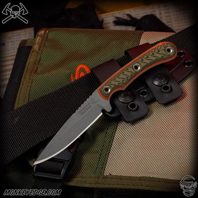 RMJ Tactical Fixed Blade: Sparrow - Blaze Olive