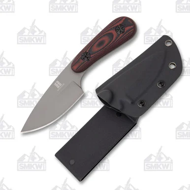 Rough Ryder Fixed Blade Knife Red and Black G-10 RR2163