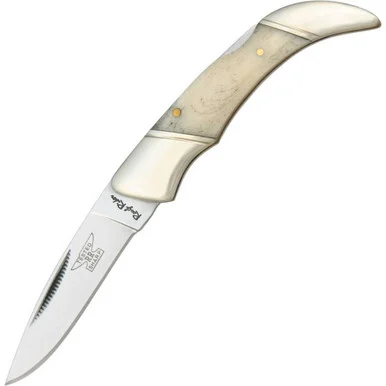 Rough Ryder Small Lockback - White Bone (2.12" 440A) RR137