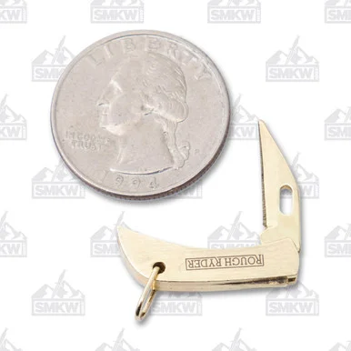 Rough Ryder Smallest of the Small Brass Folding Knife RR163