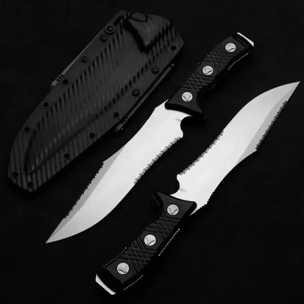 Semi Serrated Hunting Knife