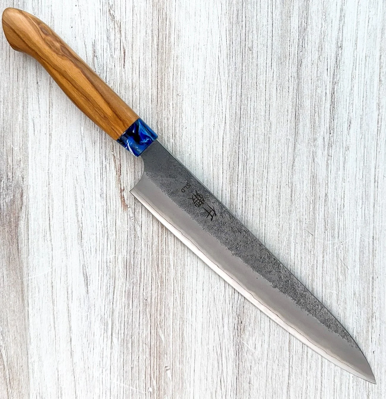 Sentan SLD Nashiji Petty 180mm Blue