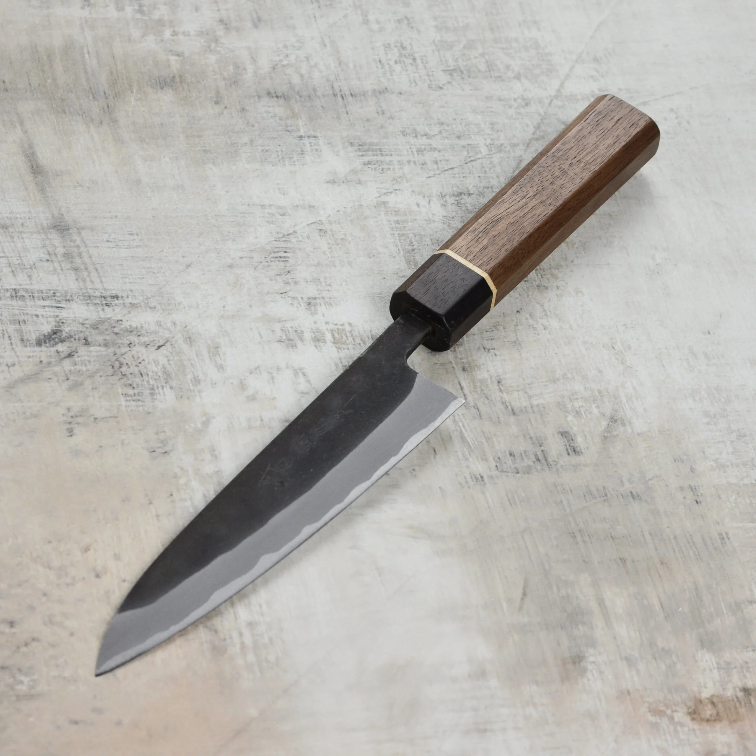 Shiro Kamo Aogami Super Kurouchi Stainless Clad 5.9" Petty
