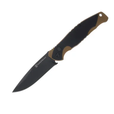 Smith and Wesson Freelancer Folding Knife 3.5in Black Drop Point Blade 1122570