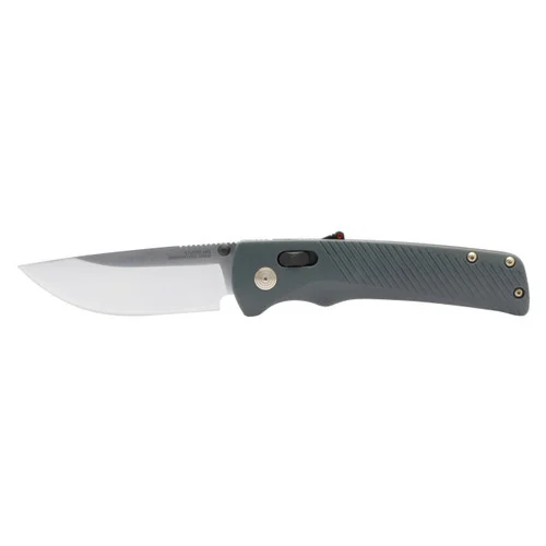 SOG Knives 11-18-11-41 Flash AT MK3 Assisted Folder - 3.45" Satin Finish D2 Blade - XR Lock Urban Gray GRN Handle