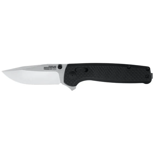 SOG Knives TM1025 Terminus XR Lock Flipper - 2.95" Satin Finish CPM-S35VN Blade - Carbon Fiber & G-10 Handle