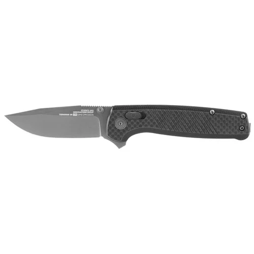 SOG Knives TM1032 Terminus XR Lock LTEFlipper - 2.95" Graphite TiNi Finish CPM-S35VN Blade - Carbon Fiber & G-10 Handle