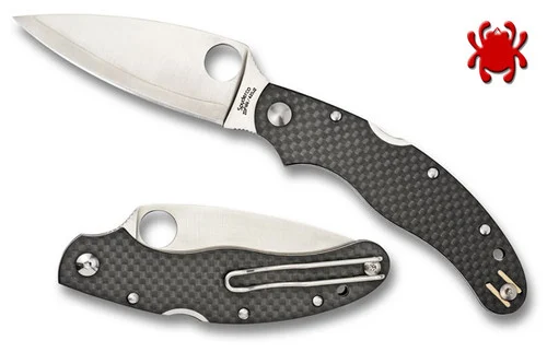 Spyderco C144CFPE Caly 3.5 - 3.40" ZDP-189/420J2 Blade - Carbon Fiber Handle