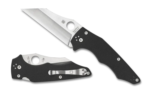 Spyderco C253GP Yojumbo - Michael Janich Design - 3.98" CPM-S30V Blade - Black G-10 Handle
