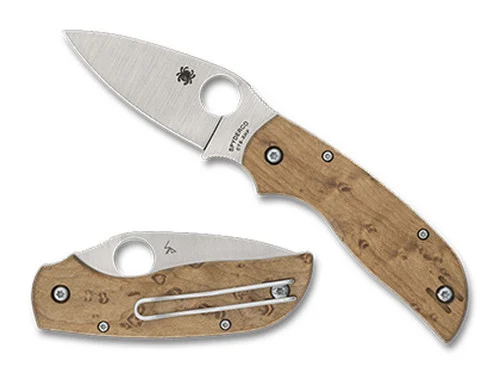 Spyderco Chaparral Slipjoint Maple Wood (C152NLWDP)