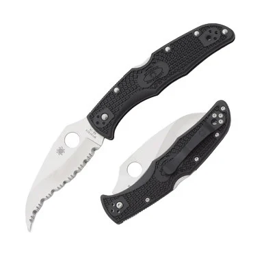 Spyderco Matriarch 2 Folding Knife Black FRN SPC12SBK2