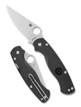 Spyderco Paramilitary 2 Lightweight Folding Knife Black FRN Handle Satin BD1N Steel C81BK2