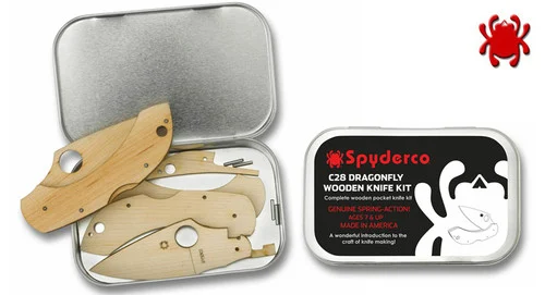 Spyderco WDKIT1 - Wooden Dragonfly Knife Kit